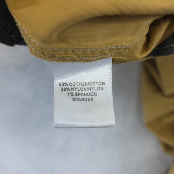 KUHL Pants Womens 10 Crop Mustard Mid Rise Embroidered Flowers Hiking Outdoor - Picture 9 of 9